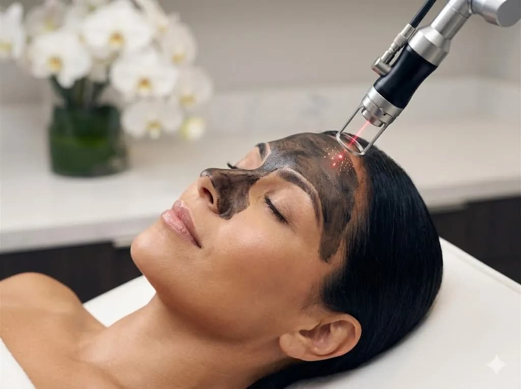 V Carbon facial treatment at RAAC clinic