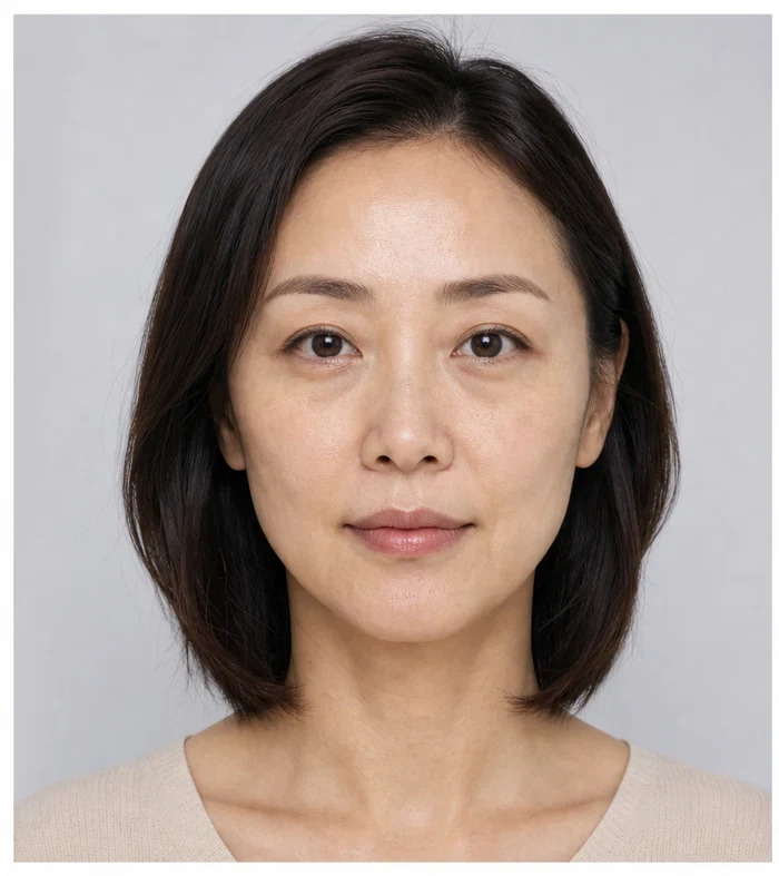 Cheek volume BEFORE